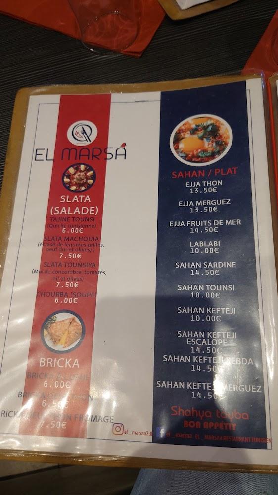 El Marsa - Menu Image 4